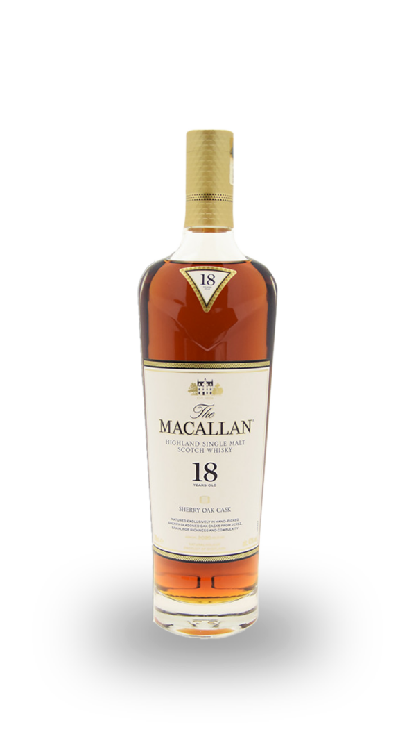 WHISKY MACALLAN SHERRY OAK CASK 18 Y 43°