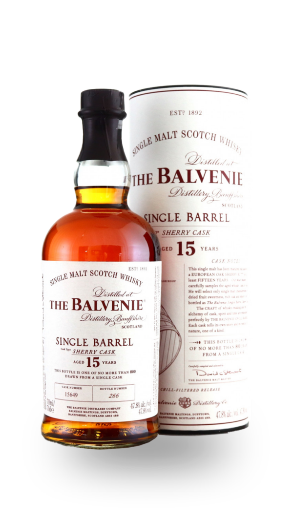 BALVENIE 15 ANS SINGLE BARREL SHERRY CASK 47,8°